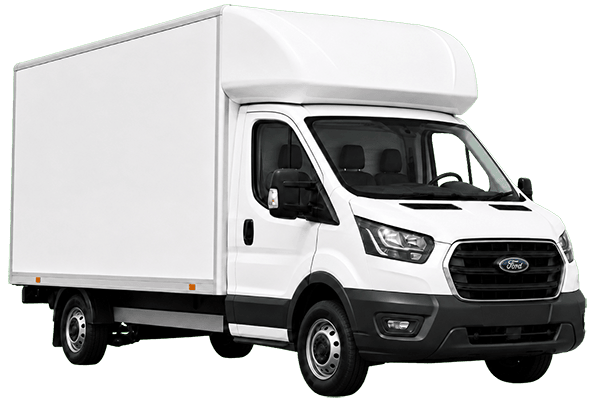 White Luton box van ready for hire in Wakefield